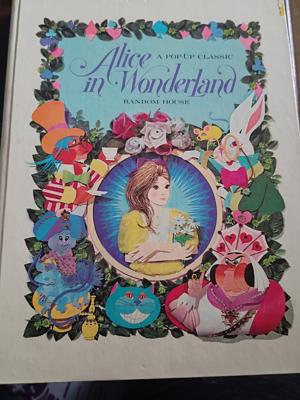 1968 Alice in Wonderland Pop-Up Classic - Blue/Cyan Cover